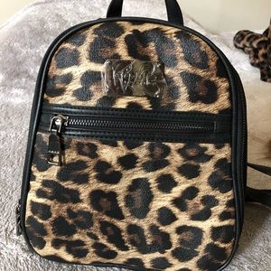 BEBE MINI LEOPARD BACKPACK